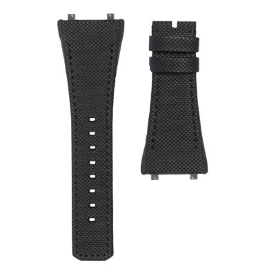 LW Textured Calfskin Strap Black