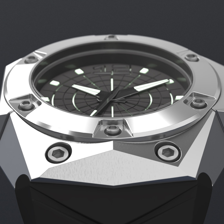 LindeWerdelin oktopus III black soldat 3 trio bezel