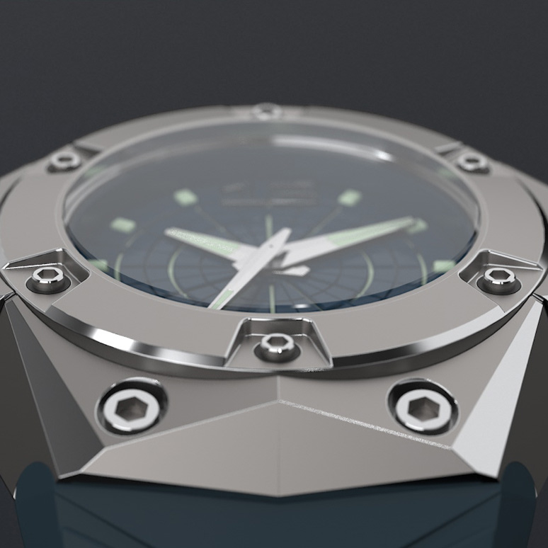 LindeWerdelin oktopus III blue soldat 3 trio bezel